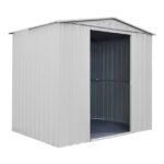 KOVINSKA VRTNA HIŠKA GLOBEL TOWER 86 SREBRNA Š234 X G175 X V220 CM - slika 4
